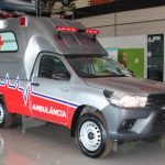 Transformação em ambulancia de fibra para pick-ups. toyota hilux 4x4