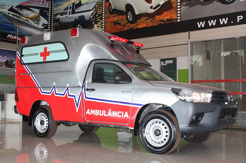 hilux ambulância resgate