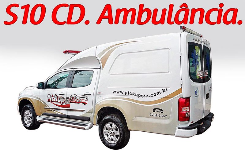 adaptação de ambulancia s10 dupla